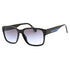 Calvin Klein Black Framed Grey Violet Gradient Lensed Sunglasses One Size